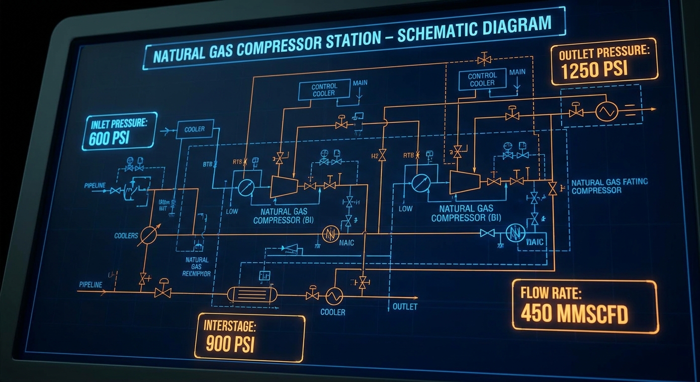 İllüstrasyon: TurkStream projesini ve enerji güvenliğini simgeleyen teknik konsept görseli.