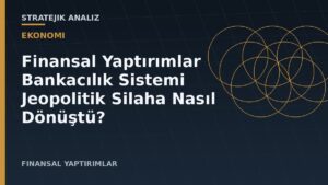 Finansal Yaptırımlar: Bankacılık Sistemi Jeopolitik Silaha Nasıl Dönüştü?