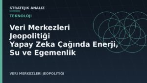 Veri Merkezleri Jeopolitiği: Yapay Zeka Çağında Enerji, Su ve Egemenlik